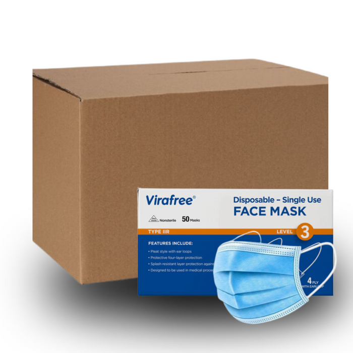 Surgical Face Mask 4 Ply Type IIR (1 Carton) - 40 boxes