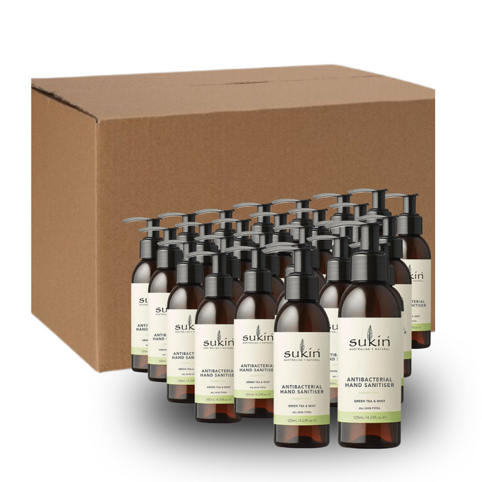 Sukin Hand Sanitiser 125mL (Carton) - 48 Bottles