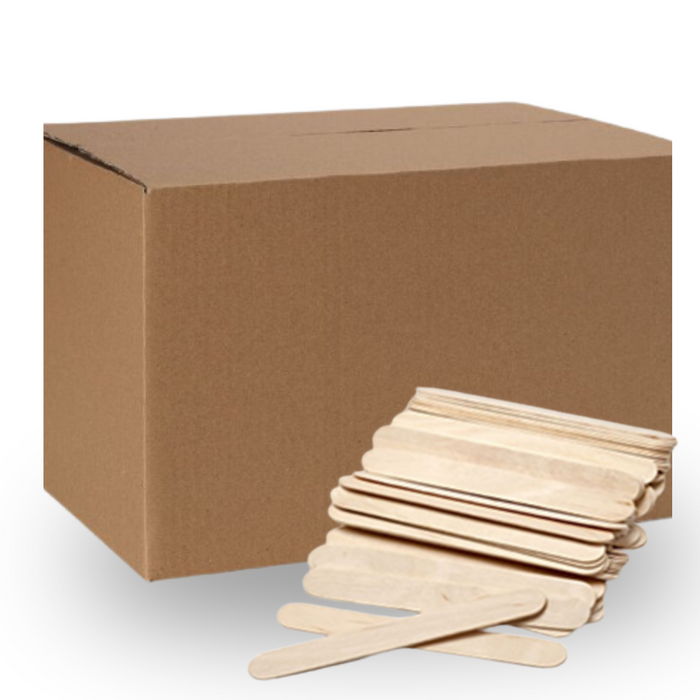 Tongue Depressors - (1 Carton) 50 x Box of 100 = 5000 Depressors