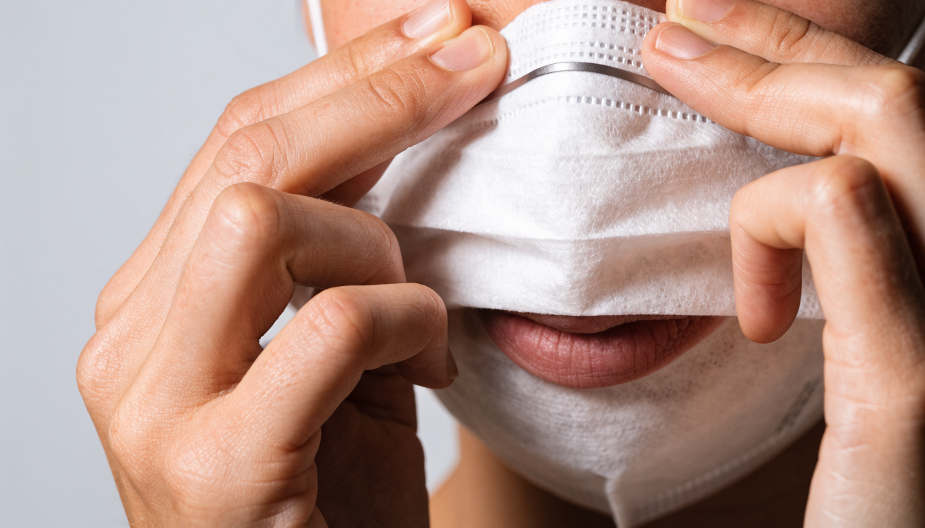 How to Put On and Fit-Check a Flat-Fold N95 Respirator