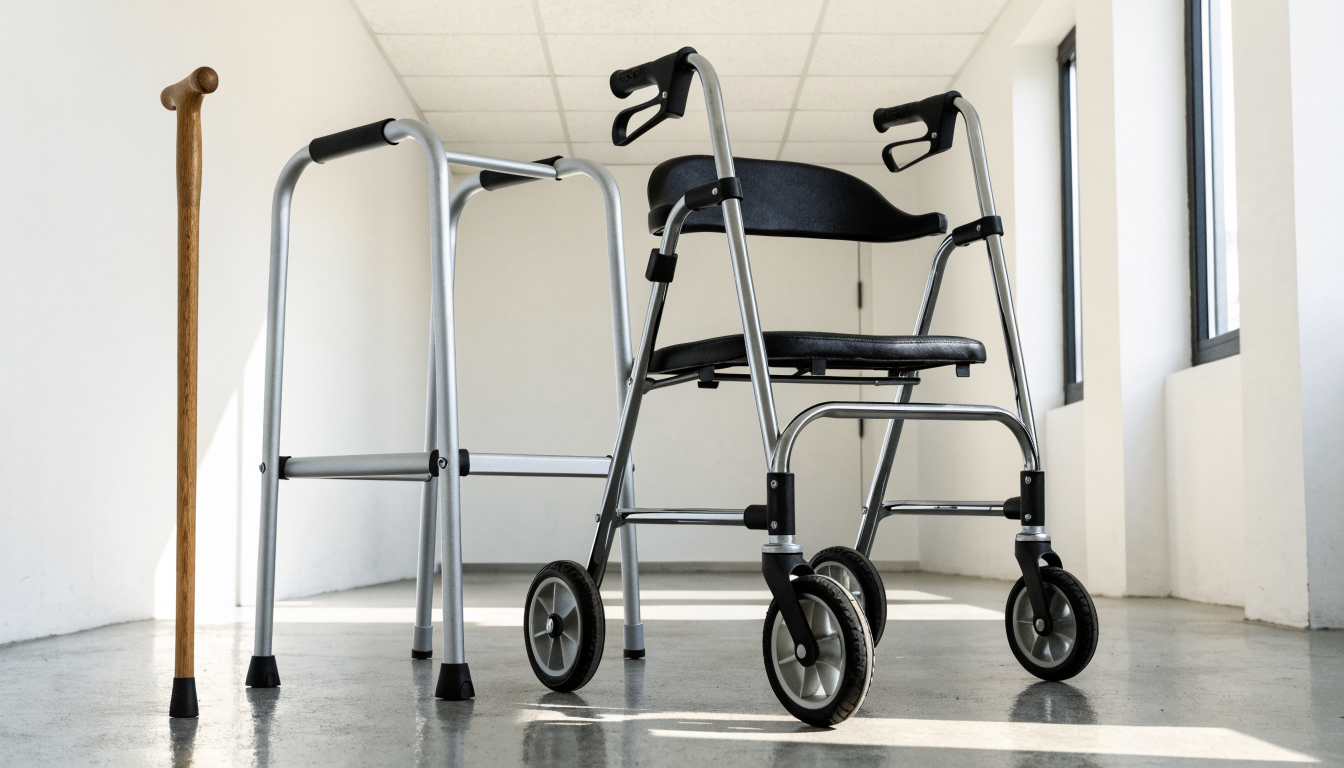 Walking Sticks, Frames or Rollators? Choosing the Right Walking Aid