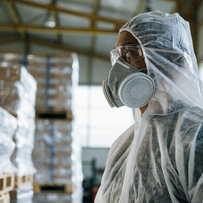 PPE for Warehouses and Trades: Coveralls, Safety Glasses and P2 Respirators