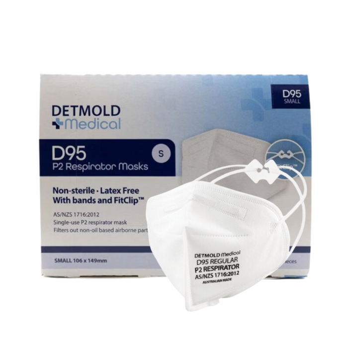 Detmold Mask P2 D95 Respirator (All Sizes) - Box of 25 Masks