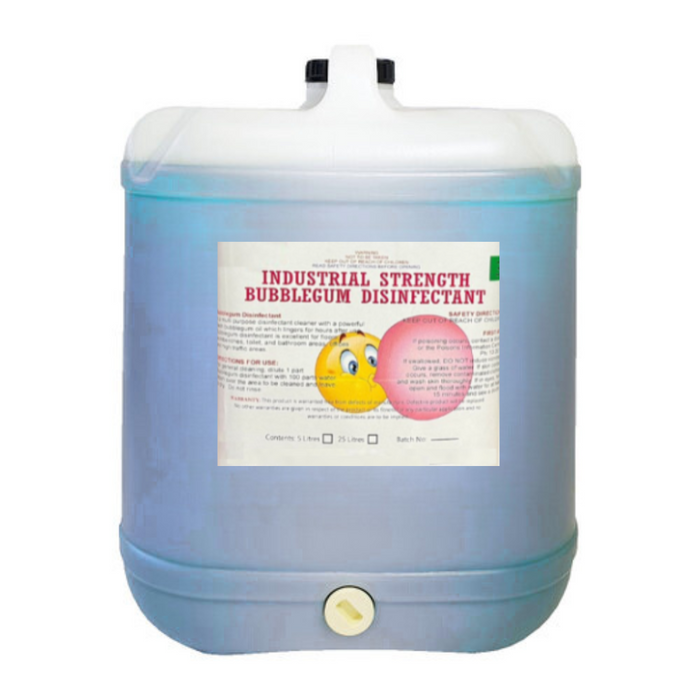 Bulk Industrial Strength Concentrated Disinfectant (Bubble Gum) - 25L