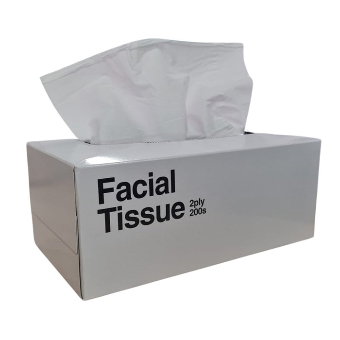 Facial Tissues 2ply 200's. 30packs per carton