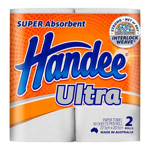 Handee Ultra Kitchen Towel 2 Ply Highly Absorbent