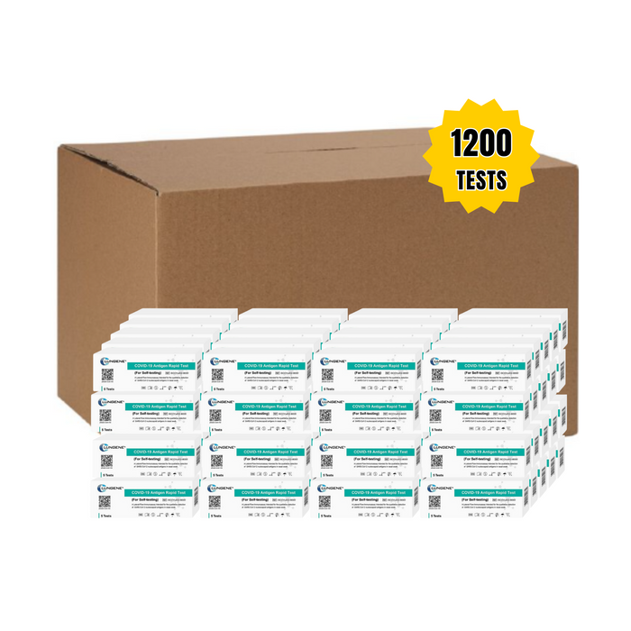 Clungene Rapid Antigen Test Kits (Carton) - 240 x 5 Pack (1200 Tests)