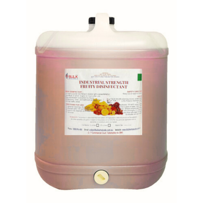 Bulk Industrial Strength Concentrated Disinfectant (Fruity) - 25L