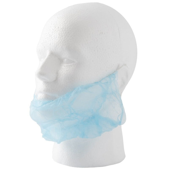 Beard Cover Disposable S/ Loop White 1000's