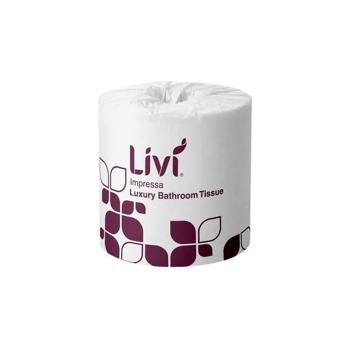LIVI Impressa Embossed 2 Ply 400 sheet Toilet Tissues - 48 units per carton