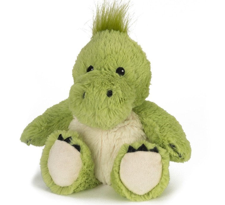 Warmies Green Dinosaur Fully Heatable Soft Toy scented with French Lavender