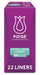 Poise Extra Long Liners - 22 Pack