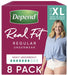 Depend Real Fit Regular (Women) - 8 Pack