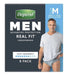 Depend Real Fit Regular (Men) - 8 Pack
