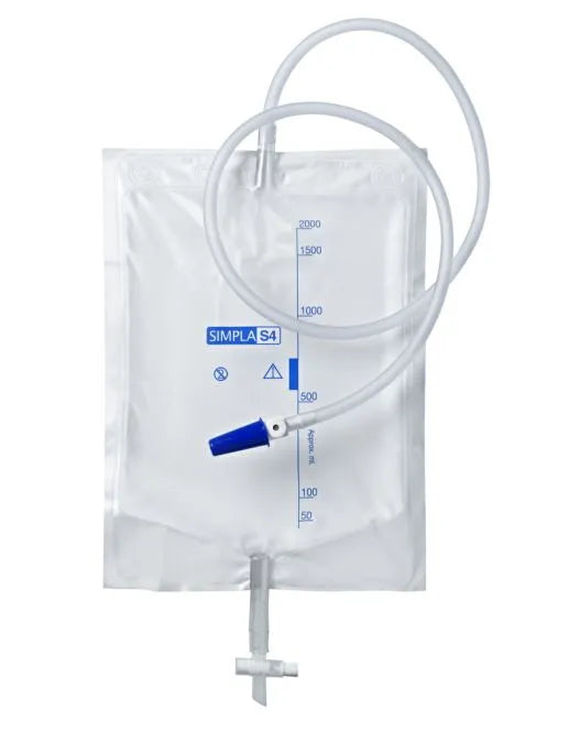 Simpla Drainage Bag S-4 2000ml (Sterile) - T-Tap