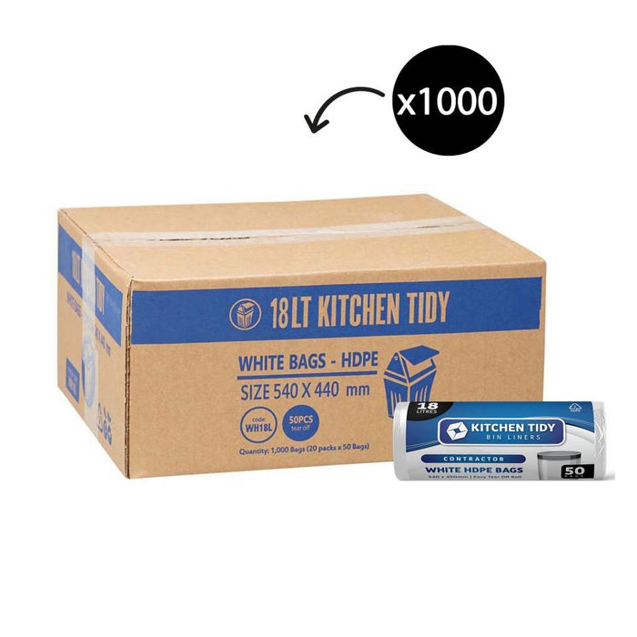 White Kitchen Tidy Bags and Bin Liner