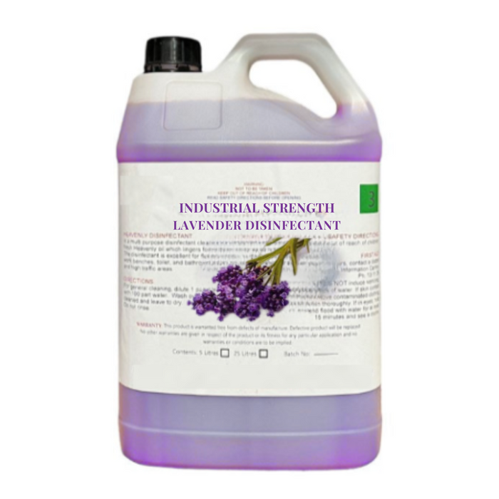 Bulk Industrial Strength Concentrated Disinfectant (Lavender) - 5L