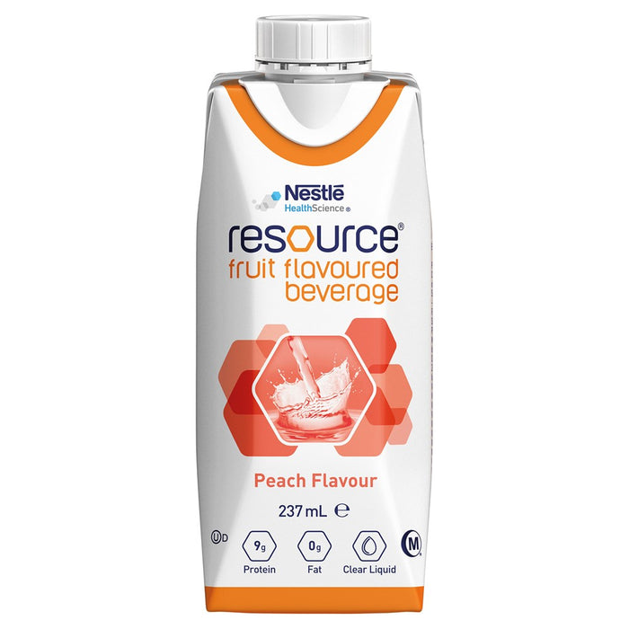 RESOURCE Fruit Flavoured Beverage (Peach) 237mL - Carton of 24