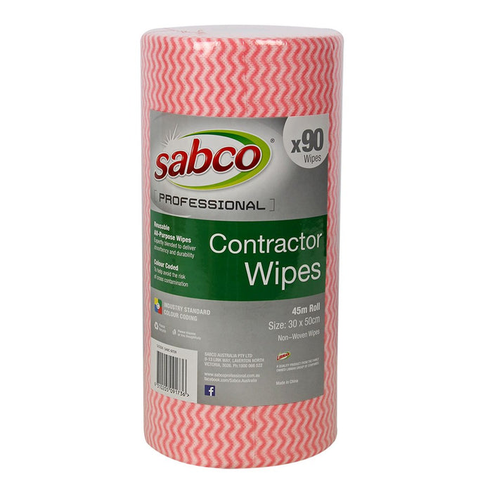 Sabco Contractor Wipes 90 Sheet Roll
