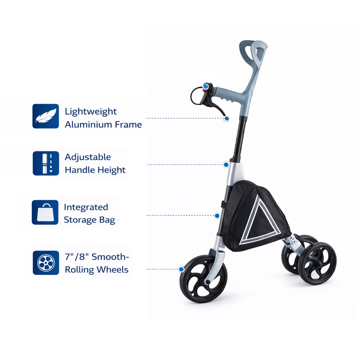 All-Purpose Rollator Walker (Three Wheels) - TKWK 105
