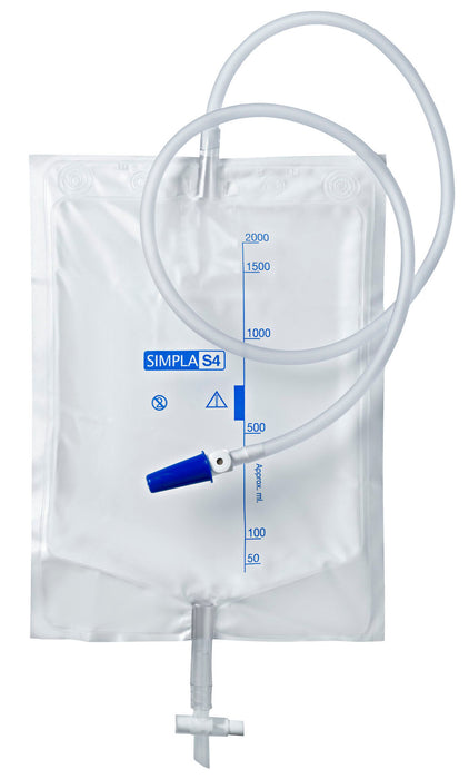 Simpla Drainage Bag S-4 2000ml (Sterile) - T-Tap