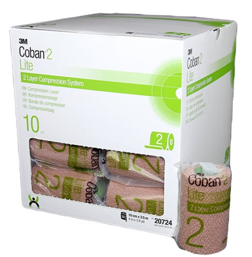Coban 2 Layer Lite Compression Layer 10cm x 3.5m roll