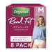 Depend Real Fit Regular Pants for Women – 8 Pack