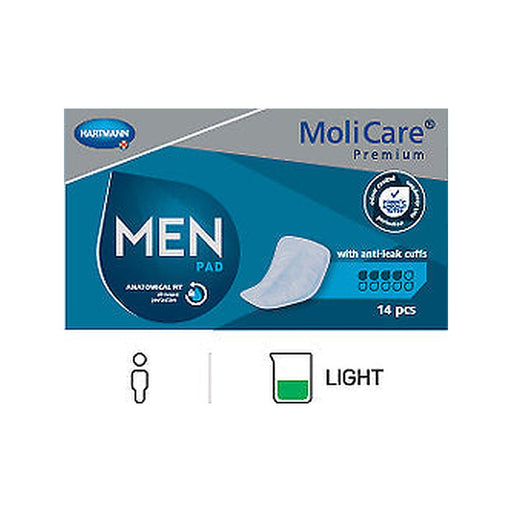 MoliCare Premium Men Pad – 4 Drops, 14 Pack