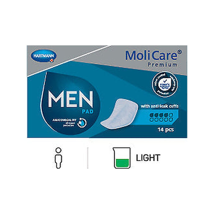 MoliCare Premium Men Pad – 4 Drops, 14 Pack