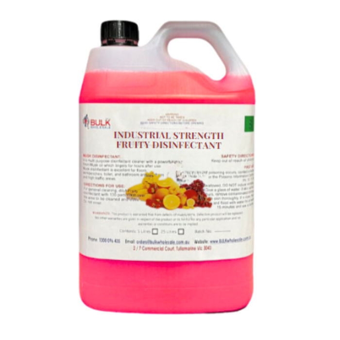 Bulk Industrial Strength Concentrated Disinfectant (Fruity) - 5L