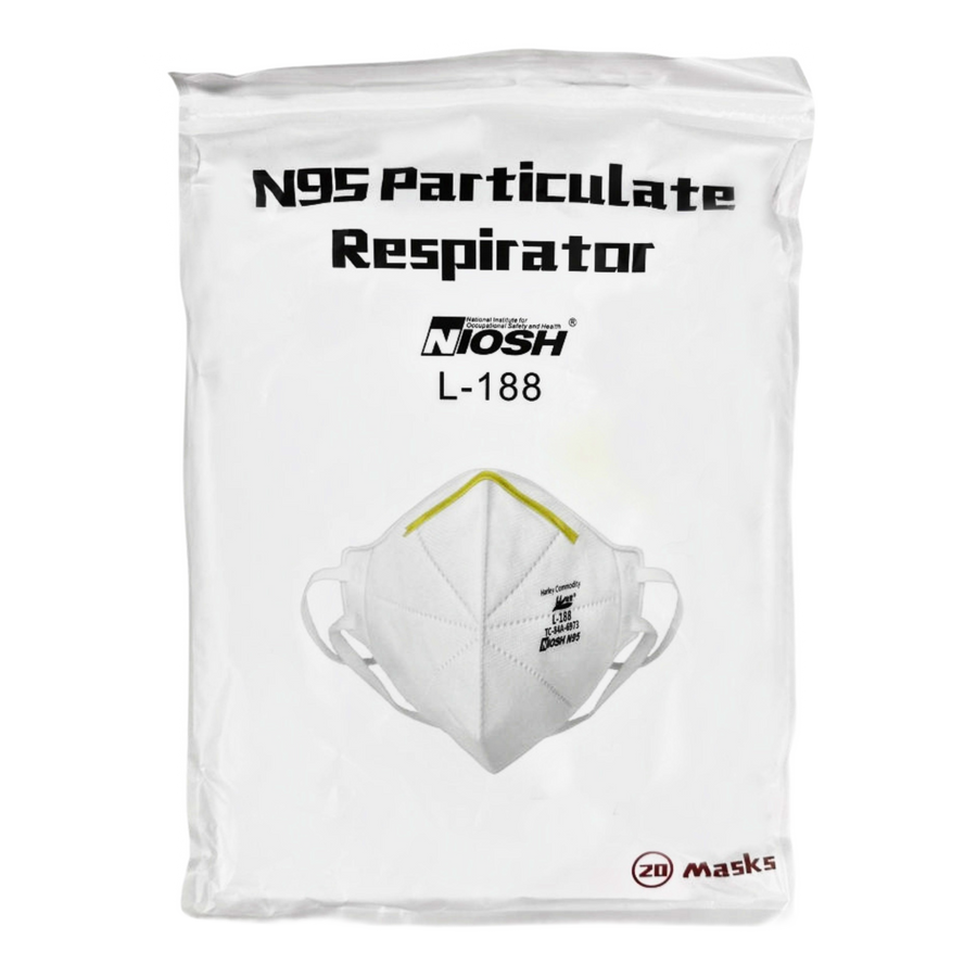Harley N95 Flat Fold 188 Respirator – Box of 20