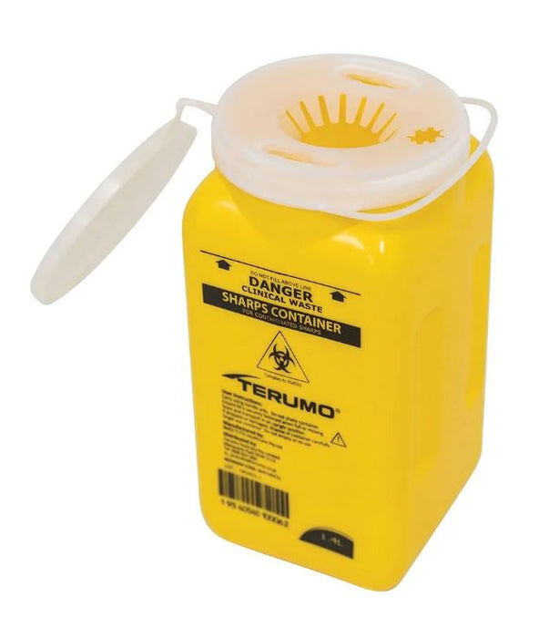 8 Litre Snap Top - FitTank Sharps Medical Containers