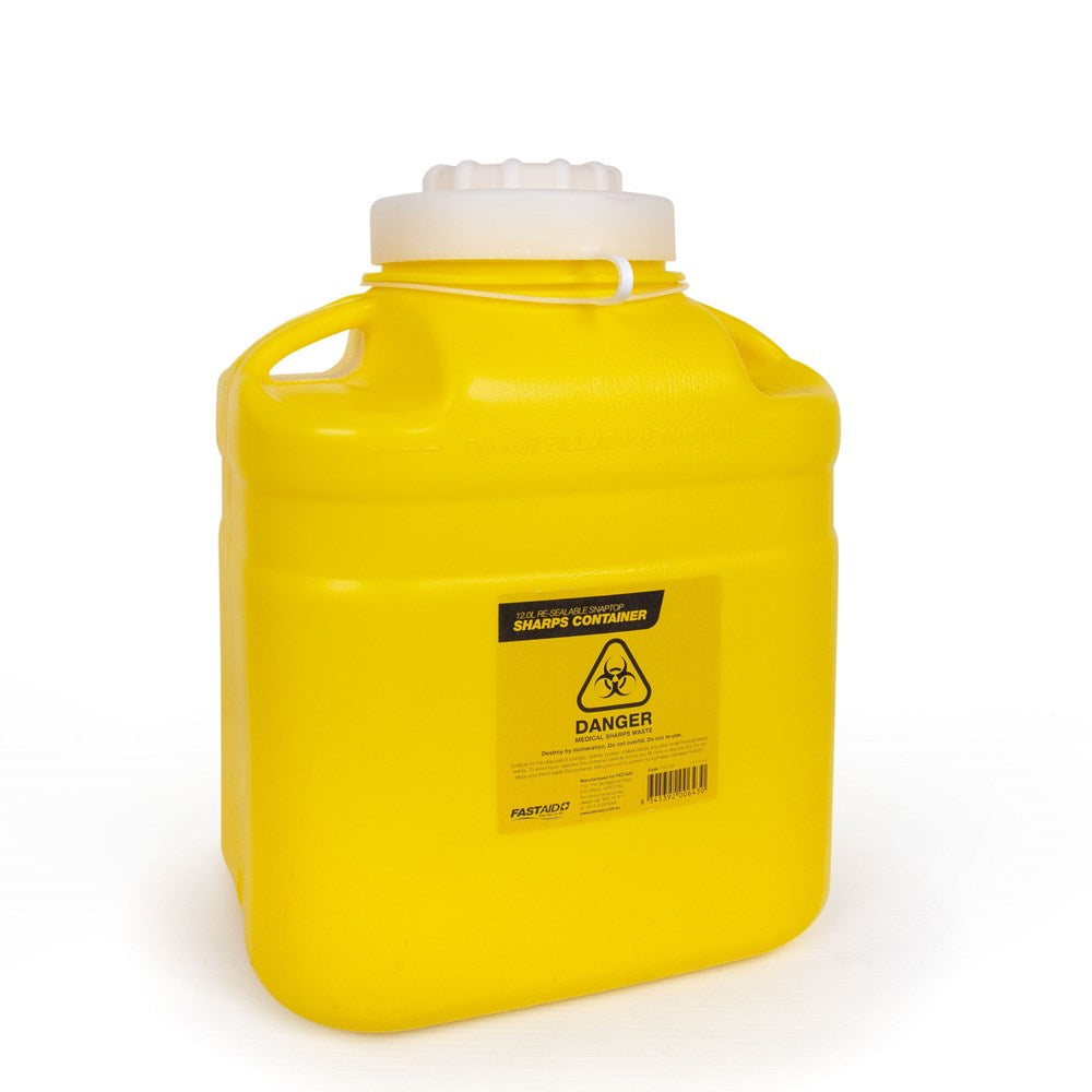 Sharps Hazard Containers (Australian Made) in Plastic or Metal Multi