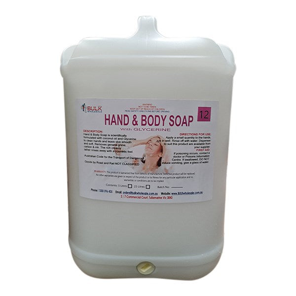 Bulk Blendz Anti Bacterial Liquid Hand Soap Fragrance (2 Colours) - 5L / 25L
