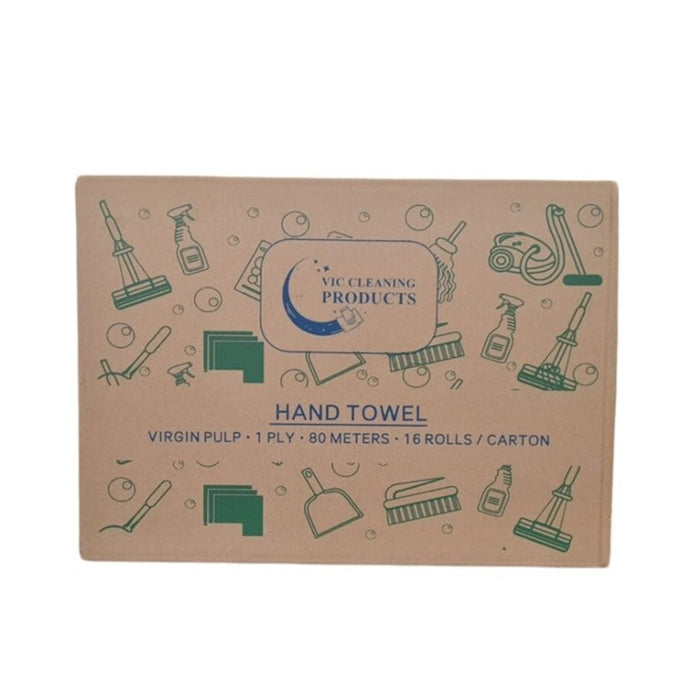 Hand Towel Roll 1Ply - 80 meters - 16 rolls/Carton