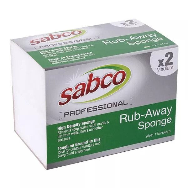 Sabco Pro Rub Away Sponges: 3 Sizes - SABC-214 (M/L/Lg)